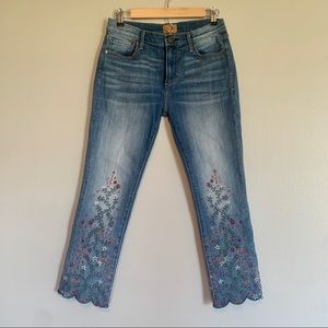 Embroidered Denim